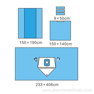 Environment Friendly Special shoulder set Surgical Drapes